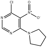 4-Chloro-5-nitro-6-(pyrrolidin-1-yl)pyrimidine