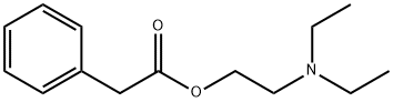 ACETIC ACID, PHENYL-, 2-(DIETHYLAMINO)ETHYL ESTER 结构式