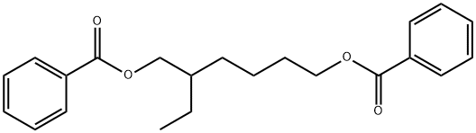 Dibenzoic acid 2-ethylhexamethylene ester 结构式