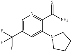 3-(1-吡咯烷基)-2-硫代-5-(三氟甲基)吡啶 结构式