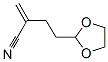 1,3-Dioxolane-2-butanenitrile,  -alpha--methylene- 结构式