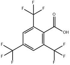 2,4,6-三(三氟甲基)苯甲酸 结构式