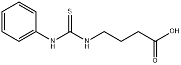 γ-Phenylthioureidobutyric acid 结构式