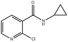 2-氯-N-环丙基尼克酰胺 结构式