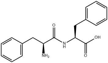 L-苯丙氨酸-L-苯丙氨酸 结构式