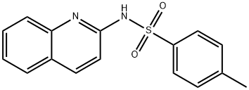 4-甲基-N-(喹啉-2-基)苯磺酰胺 结构式