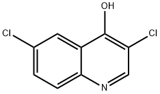 3,6-二氯喹啉-4-醇 结构式