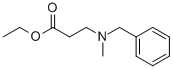 3-[苄基(甲基)氨基]丙酸乙酯 结构式
