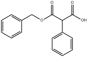 苯基丙二酸单苄酯 结构式