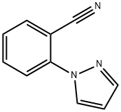 2-(1H-吡唑)苯甲腈 结构式