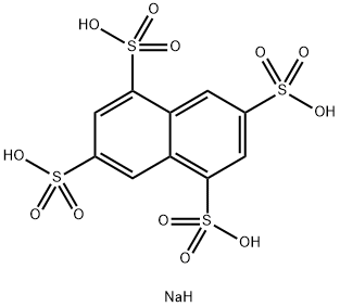 tetrasodium naphthalene-1,3,5,7-tetrasulphonate  结构式