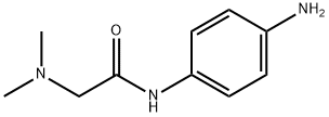 N-(4-氨基苯基)-2-(二甲基氨基)乙酰胺 结构式