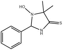 1-羟基-5,5-二甲基-2-苯基咪唑烷-4-硫酮 结构式