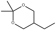 1,3-Dioxane, 5-ethyl-2,2-dimethyl- 结构式