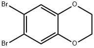 6,7-DIBROMOBENZO(1,4)DIOXAN 结构式