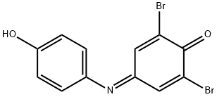 2,6-dibromo-N-4-hydroxyphenyl-p-benzoquinone monoimine  结构式