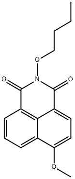 N-butoxy-4-methoxynaphthoimide 结构式