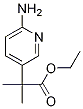 2-(6-Amino-pyridin-3-yl)-2-methyl-propionic acid ethyl ester 结构式