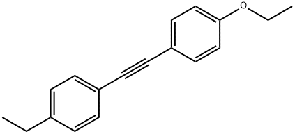 1-ETHOXY-4-(2-(4-ETHYLPHENYL)ETHYNYL)BENZENE 结构式