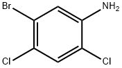 5-溴-2,4-二氯苯胺 结构式