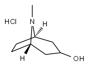 8-甲基-8-叠氮双环[3.2.1]辛烷-3-醇盐酸盐 结构式