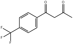 1-(4-三氟甲基苯基)-1,3-丁二酮 结构式