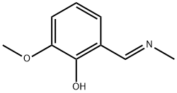 Phenol, 2-methoxy-6-[(E)-(methylimino)methyl]- (9CI) 结构式