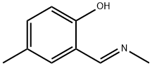 Phenol, 4-methyl-2-[(E)-(methylimino)methyl]- (9CI) 结构式