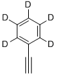 苯乙炔-D5 结构式