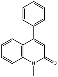 1-METHYL-4-PHENYL-1H-QUINOLIN-2-ONE 结构式