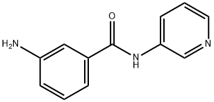 3-氨基-N-(吡啶-3-基)苯甲酰胺 结构式