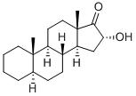 5A-ANDROSTAN-16A-OL-17-ONE 结构式