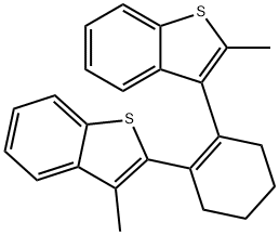 2-METHYL-3-(2-(3-METHYLBENZO[B]THIOPHEN-2-YL)CYCLOHEX-1-ENYL)BENZO[B]THIOPHENE 结构式
