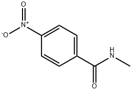 苯甲酰胺,N-甲基-对-硝基- 结构式