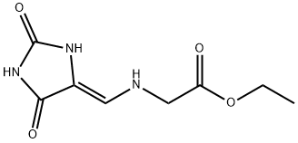 Glycine, N-[(Z)-(2,5-dioxo-4-imidazolidinylidene)methyl]-, ethyl ester (9CI) 结构式