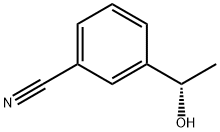 (S)-1-(3-苯腈)乙醇 结构式