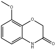 8-甲氧基-2H-苯并[B][1,4]噁嗪-3(4H)-酮 结构式