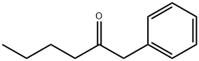 1-苯基-2-己酮 结构式