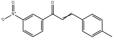 3-(4-METHYLPHENYL)-1-(3-NITROPHENYL)PROP-2-EN-1-ONE 结构式