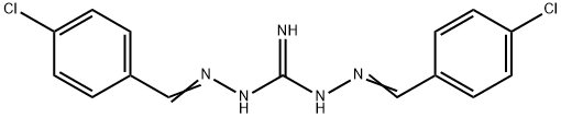 1,3-双(对氯苯叉氨基)胍盐酸盐 结构式