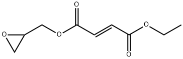 Fumaric acid 1-ethyl 4-[(oxiran-2-yl)methyl] ester 结构式