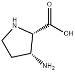 (2S,3R)-3-氨基吡咯烷-2-羧酸 结构式