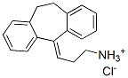 3-(10,11-dihydro-5H-dibenzo[a,d]cyclohepten-5-ylidene)propylammonium chloride  结构式