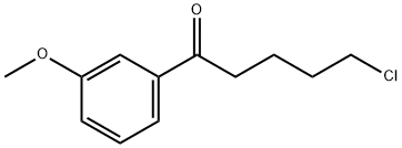 5-CHLORO-1-(3-METHOXYPHENYL)-1-OXOPENTANE 结构式