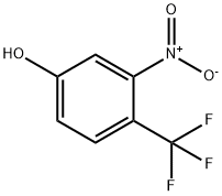 3-硝基-4-三氟甲基苯酚 结构式