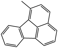 1-甲基荧蒽 结构式