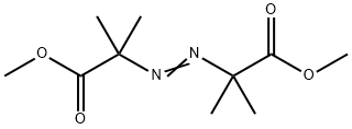 偶氮二异丁酸二甲酯 结构式