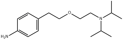 p-[2-[2-(Diisopropylamino)ethoxy]ethyl]aniline 结构式