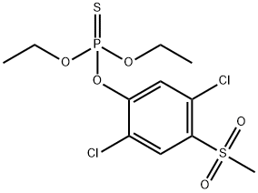 虫螨磷砜, 10ΜG /ΜL于环己烷 结构式