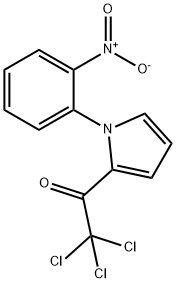 2,2,2-TRICHLORO-1-[1-(2-NITROPHENYL)-1H-PYRROL-2-YL]ETHAN-1-ONE 结构式